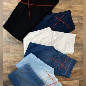 Apt 9 jeans, size 12, 1 pair white available